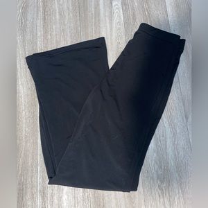 Black flare pants